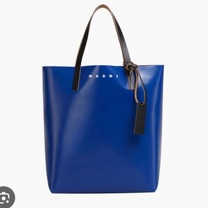 Marni Tribeca tricolor PVC tote bag